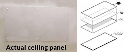 Fire rated ceiling panel Versalift Model 24